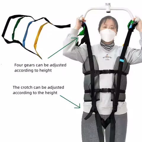 Elderly Disabled Rehabilitation Training Walking Standing Lift Sling Transfer Belt Walking Shift Vest for Transfer Machine