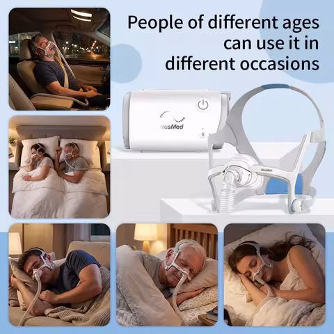 Resmed Portable AirMini CPAP Full Set Auto AirMini Home Bluetooth Medical Non-invasive Snoring Sleep Ventilator