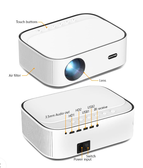 Byintek smart projector K45 FULL HD,With auto focus