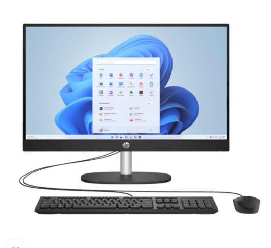 HP AIO PC I3-1315U 8GB 512GB Non-touch 24 FHD Win11 Pro Jet black