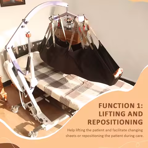 EZ Assistive Soft Patient Positioning Lift Sling for Disabled Full Body Transfer Assist Hoyer Sling for Bedridden SWL 500lbs